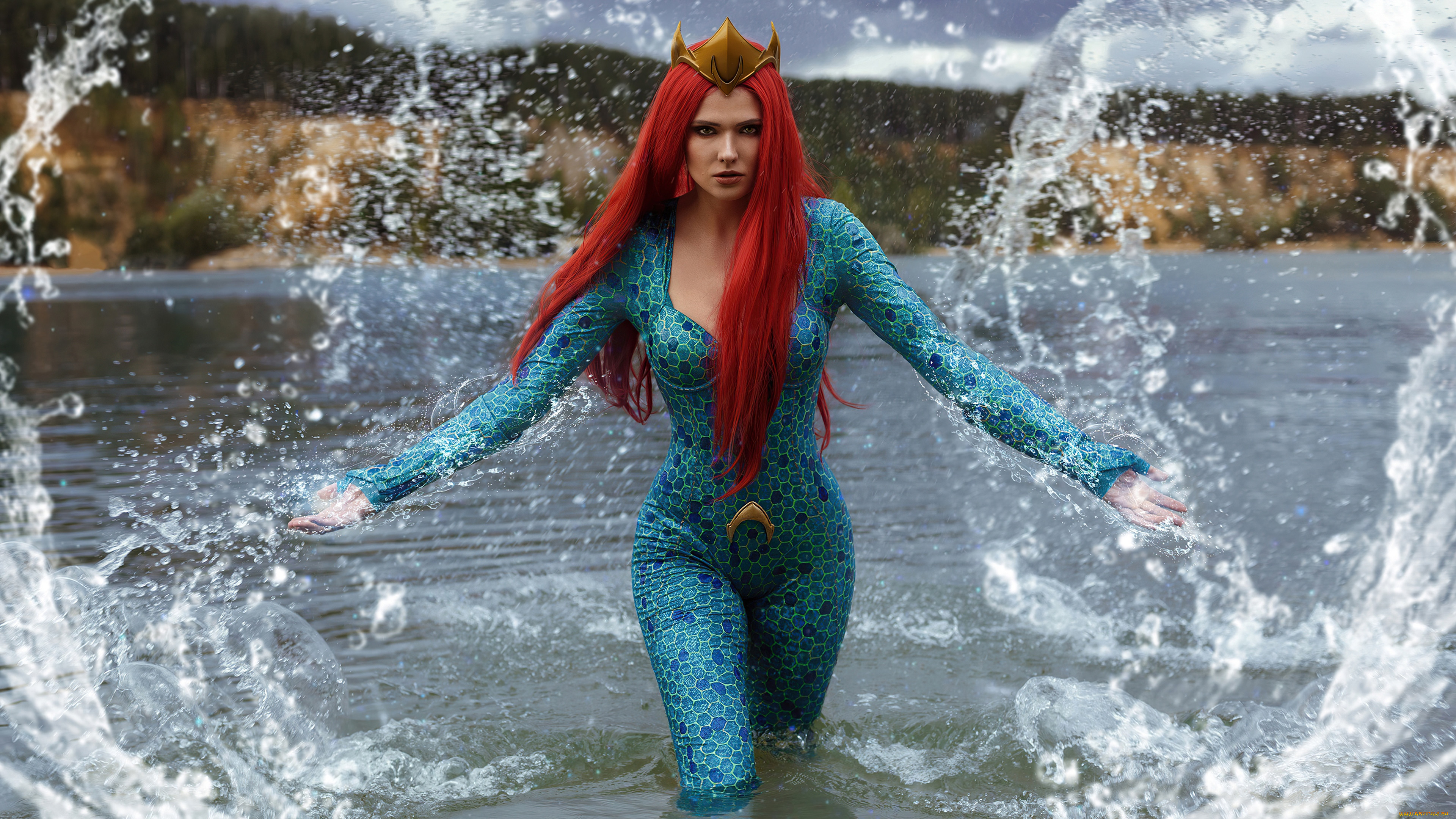 , - ,  , superheroes, cosplay, mera, , , , , 